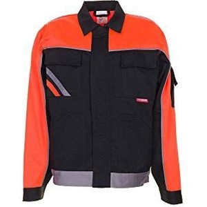 Planam werkjas Visline V1, maat 29, zwart/oranje/zink, 2411029