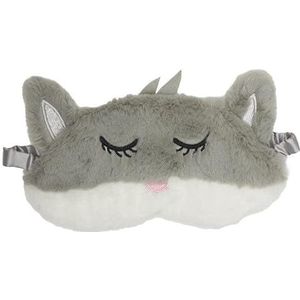 Draeger slaapmasker slaapmasker vos ultra zacht gewicht kunstbont