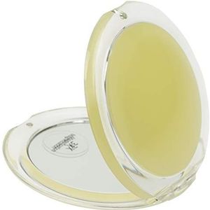 Compacte spiegel markeren fantasie model pocket spiegel, vanille, rond, acryl, 3 keer uitbreiding,