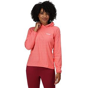 Regatta Dames WMNS Montes Hoody Trui, Neon Perzik/Wit, 16