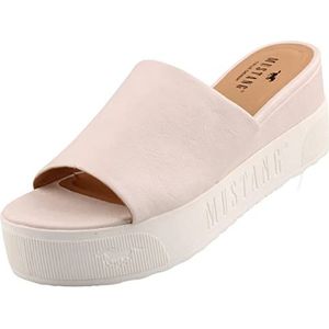 MUSTANG Damesslippers 1459-701, ivoor, 40 EU, ivoor, 40 EU