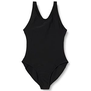 4F JUNIOR Swim Suit F028 Color Deep Black, maat 146/152 voor dames, Diepzwart