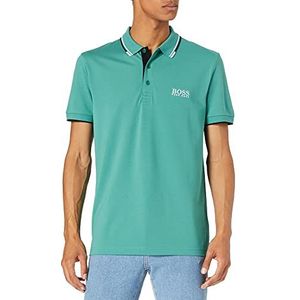 Boss Heren Poloshirt Paddy Pro, Turquoise/Aqua447, XL