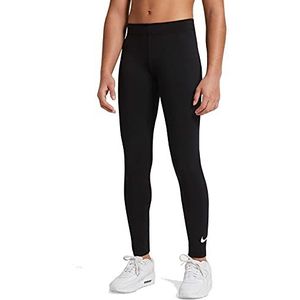 Nike G NSW Favorites Swsh Lggng Lbr Leggings voor meisjes, zwart/wit, XL