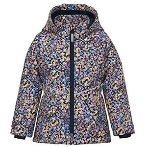 NAME IT Nmfmaxi jas voor meisjes, klein bloemenjack, Dark Sapphire, 80 cm