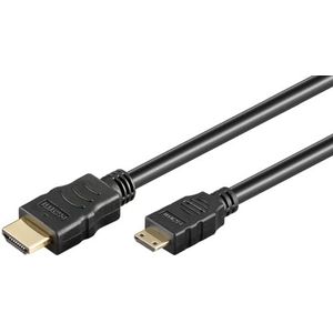 goobay Micro HDMI naar HDMI 2.1 kabel Ultra High Speed HDMI-kabel 8K @ 60 Hz, 4K @ 120 Hz bij 48 Gbits/Dolby Atmos/HDR eARC/GoPro, Canon, Sony, Raspberry Pi 4 en Pi 5 / 3m / 74434
