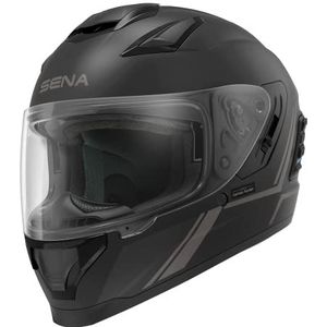 Sena Stryker Bluetooth integraalhelm met geluid door Harman Kardon en geïntegreerd mesh-intercomsysteem / zonneklep / MP3 / spraakkeuze (zwart, XL)