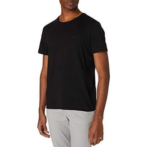 s.Oliver T-shirt voor heren met korte mouwen, zwart, M