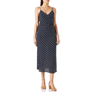 Naf Naf Negligé R1 jurk, marineblauw/wit, maat 44 dames