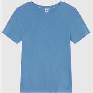 Petit Bateau T-shirt met korte mouwen voor dames, Blauw, XS