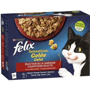 Felix Sensations en gelei – selectie van de campagne – 6 stuks – 12 x 85 g