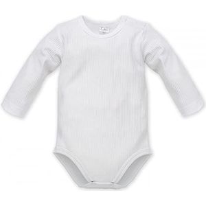 Pinokio Bodysuit lange mouwen wit ondergoed jongens, Wit, 86 cm