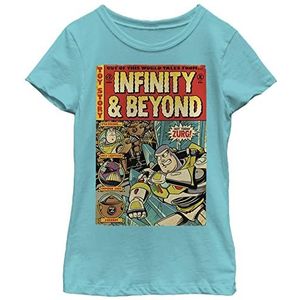 Disney Pixar meisjes Toy Story - Comic Relief T-shirt T-Shirt Tahiti Blue M