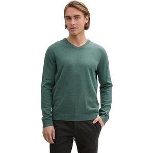 TOM TAILOR heren trui, 30358 - Green Dust Melange, XXL