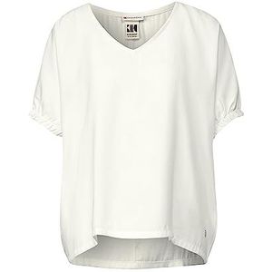 Street One dames zomer blouse, off-white, 36