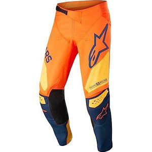 Alpinestars Techstar Factory Classic Motocross broek (oranje/blauw, 38)