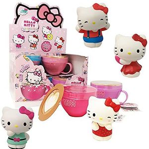 Sbabam, Squishy Hello Kitty Cappuccino, spel voor kinderen, 2 stuks, cadeau voor kinderen, speelgoed voor kinderen