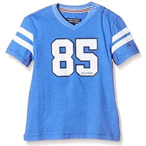 Tommy Hilfiger Sport Vn Tee S/S T-shirt voor jongens, blauw (Palace Blue 413)., 116 cm