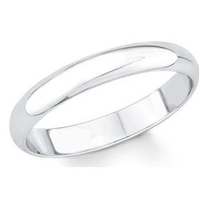 Amor Ring Unisex vriendschapsring zilver 925, 56 (17.8), Metaal, Zonder