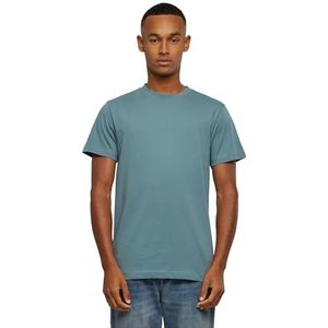 Build Your Brand Heren T-shirt ronde hals, Dusty Blauw, XS