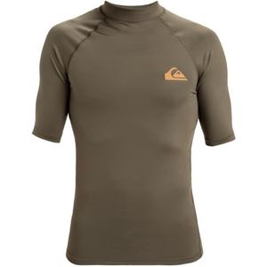 Quiksilver Upf50 T-shirt voor heren, Iris Leaf, M