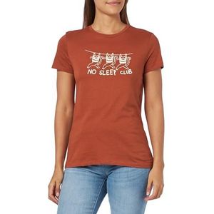 Mavi NO Sleep Club Printed Graphic Tee; Autumn Leaf, oranje, XL