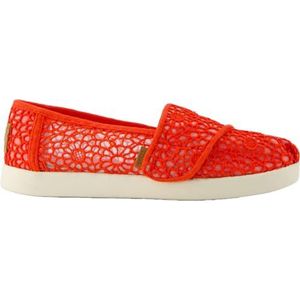 TOMS Alpargata Classic Slip-On Espadrille, Rood, 2 UK, Rood, 2 UK