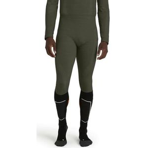 FALKE Heren Broek van onderlaag Wool-Tech Long M TI Wol Functioneel material Sneldrogend 1 Stuk, Groen (Olive 7830), M