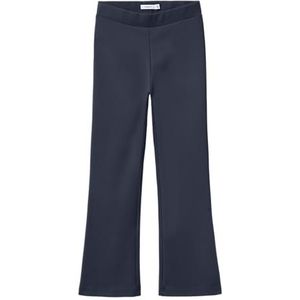 Name It - Nkffrikkali - Meisjesbroek - Dark Sapphire - Bootcut met Elastische Tailleband
