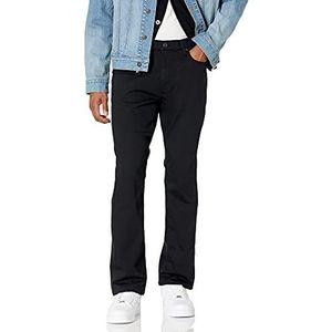 Amazon Essentials Men's Bootcut-jeans met slanke pasvorm, Zwart, 31W / 34L