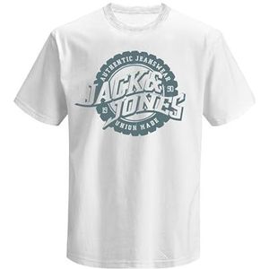 JACK & JONES Junior Jprblubaron Ss Tee FST Jnr, wit, 176