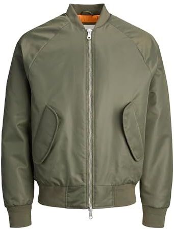 Jack & Jones - Tussenjas - Kaki - Blouson - Licht Gevoerd