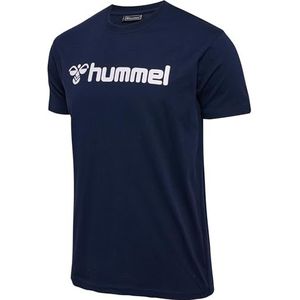 hummel - Hmlmover Cotton - T-shirt - Heren - Rechte Pasvorm - Print op Waterbasis