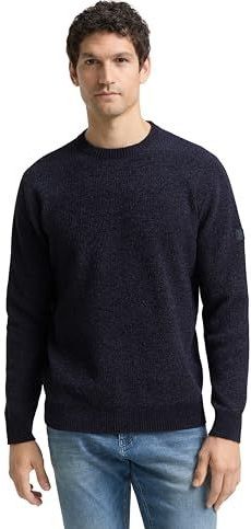 TOM TAILOR heren trui, 10668 - Sky Captain Blue, XL