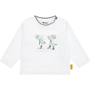 Steiff Baby Jongens T-shirt met lange mouwen, wit (bright white), 56