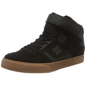 DC Shoes Pure high-top elastische sneakers voor jongens, Black Gum., 38 EU