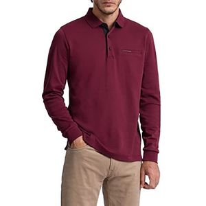 Pierre Cardin Heren Polo-Longsleeve, Tawny Port, S