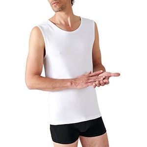 Damart - Tanktop voor heren, interlock-mesh, thermolactyl, hoge warmte, graad 3, Öko-Tex-gecertificeerd, Wit (wit), 4XL