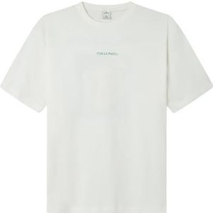 SPRINGFIELD T-shirt voor heren, Ivoor, M