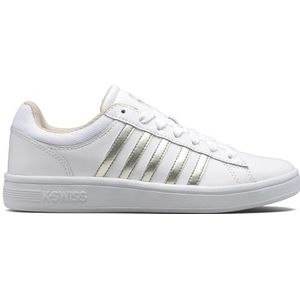 K-Swiss Court Winston dames Sneakers, White Champagne, 43 EU