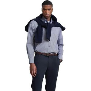 bugatti Heren 9350-68202b overhemd, blauw, M, Blauw, M