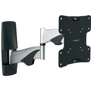 PureMounts MOTION2-37 muurbeugel voor tv-apparaten met 58-107cm (23-42""), VESA 200x200, kantelbaar: +/-15°, draaibaar: +/-90°, wandafstand: 45-512mm, draaglast max: 30kg, zwart