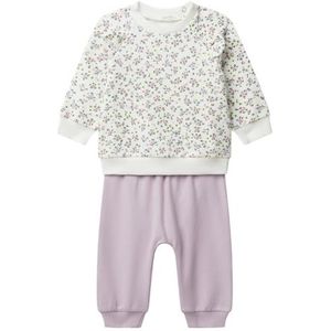 United Colors of Benetton Comp (shirt + broek), Wit, 68 cm