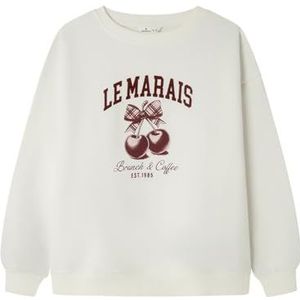 Springfield LE Marais Sweatshirt met ronde hals, beige, S voor dames