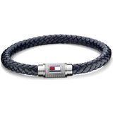 Tommy Hilfiger Jewelry armband voor heren van leer marineblauw - 2701000