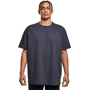 Build your Brand Heavy Oversize Tee BY102 - Navy