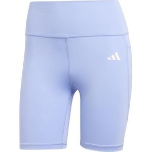 adidas Dames Optime Essentials Stash Pocket 7inch Short Leggings, blue spark, S