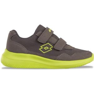 Lotto Unisex Kids Connect Vl Bc K Sneakers, Grey Lime, 32 EU