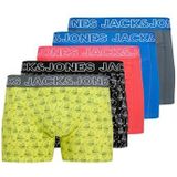 JACK & JONES - JACCapri Skull - Boxershorts - Lichtblauw / Geel / Grijs / Lichtrood / Zwart - 5 Pack