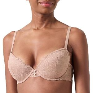 Emporio Armani Eternal Lace Push Up Bra dames, Hazelnoot, 34 / B